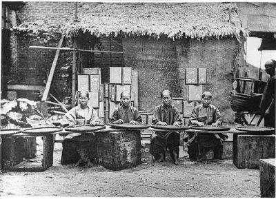 Tea picking in Canton, c.1872 by John Thomson